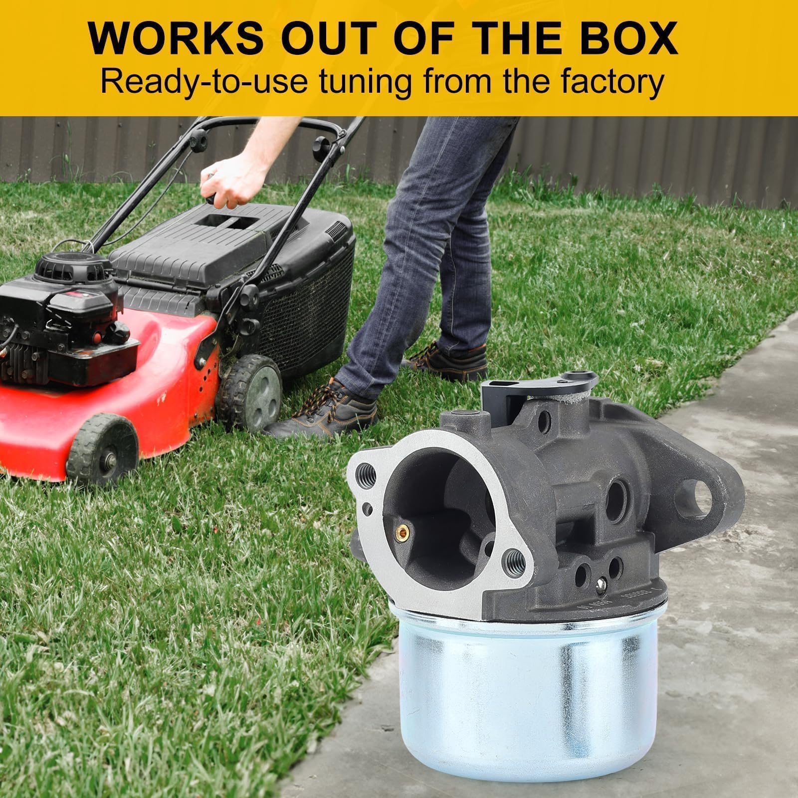 Panari 799868 primer bulb close-up supports easy starting in walk-behind mowers.
