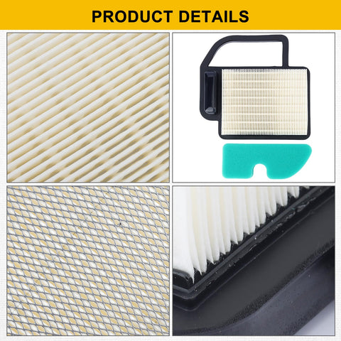 Panari air filter in use on a compatible mower showing steady performance.