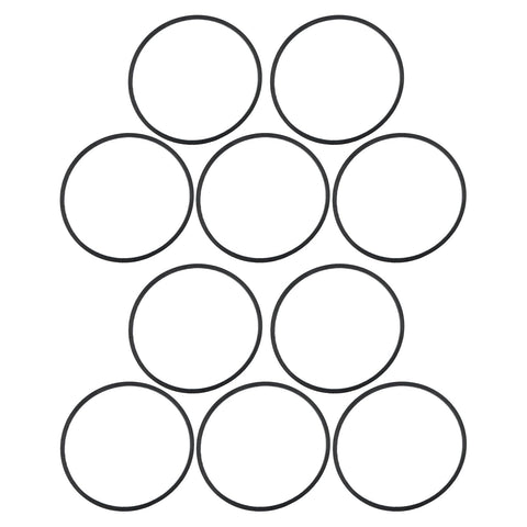Brand label on gasket contrasting with a clean metal surface for easy identification.