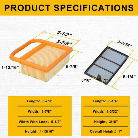 Panari concrete saw filter replacement kit for fast straightforward maintenance