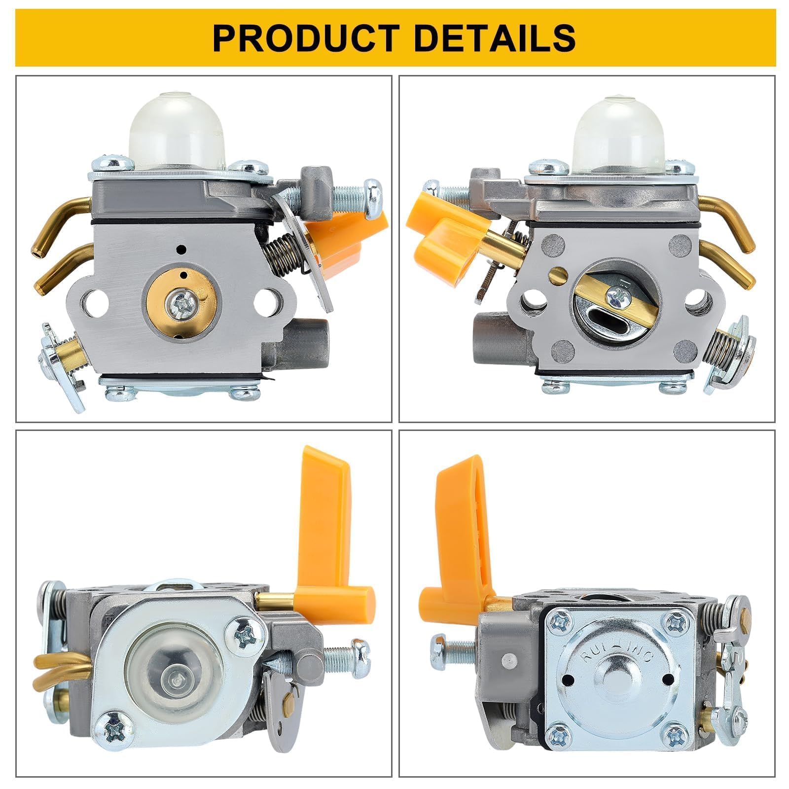 Panari CS26 installation on Ryobi trimmer shows versatile compatibility.