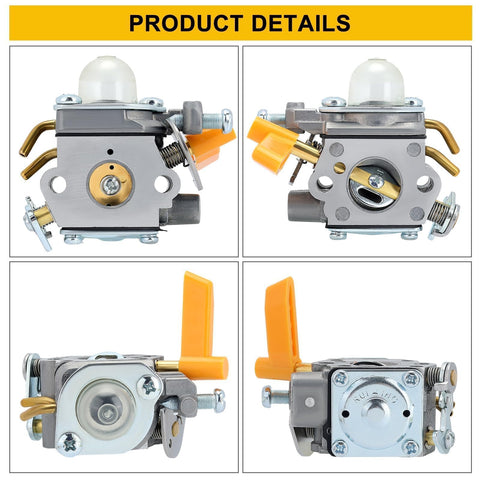 Panari CS26 installation on Ryobi trimmer shows versatile compatibility.