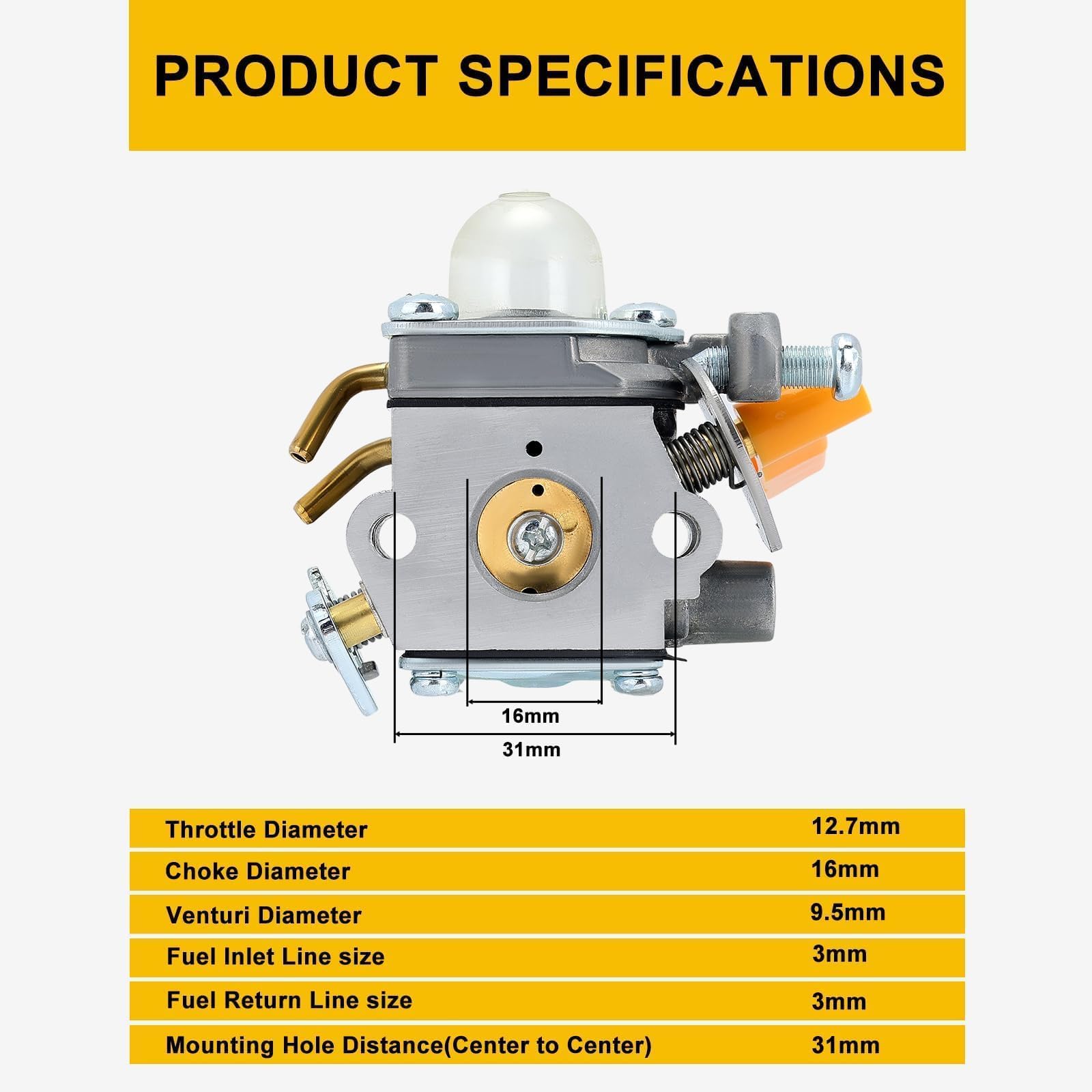Panari CS26 wet-flow test setup ensures consistent carb performance.