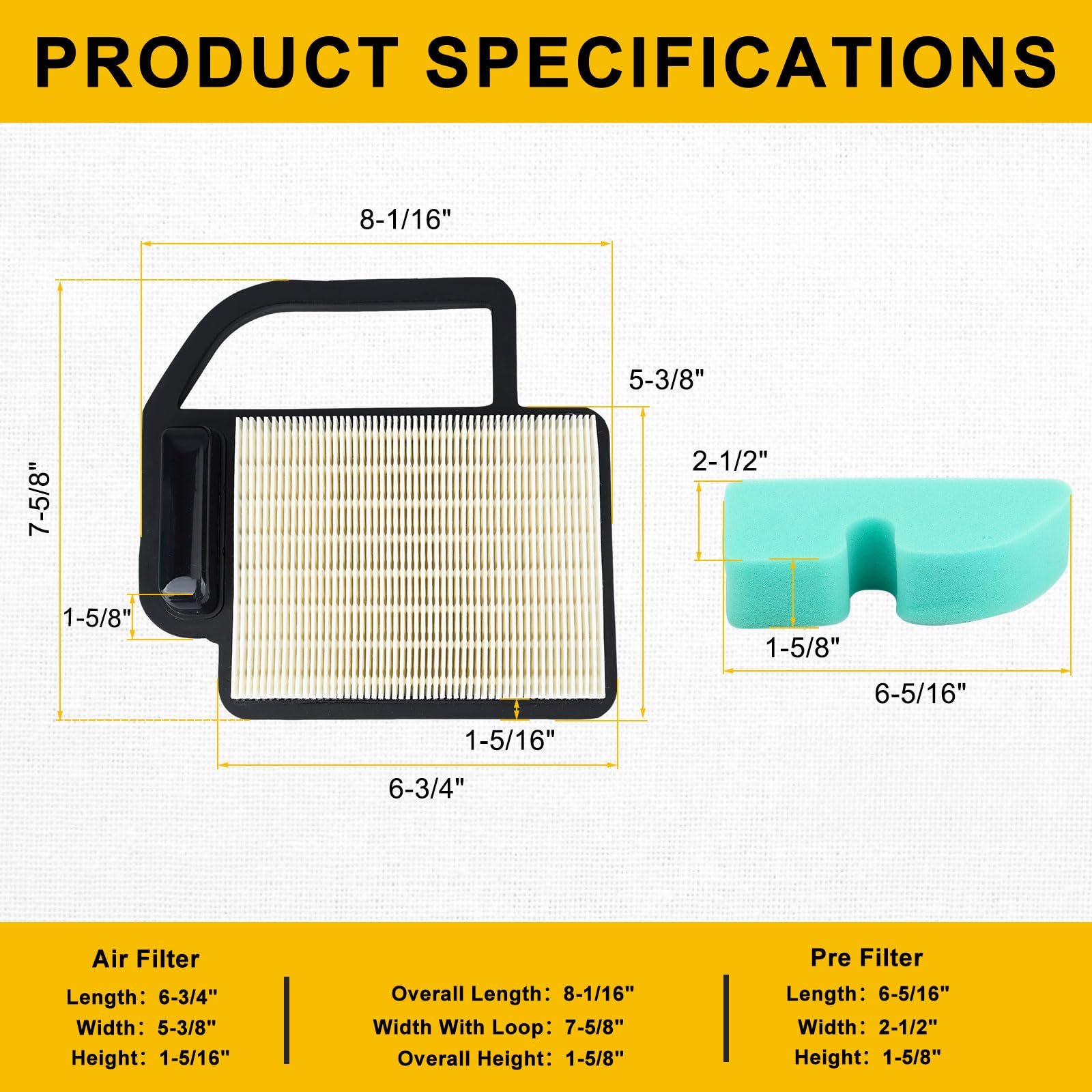 Panari replacement kit image displaying included filters and plug