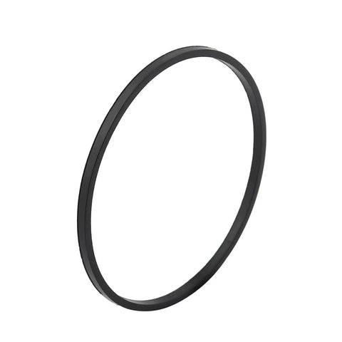 Assembled view shows uniform gasket size for easy fit.