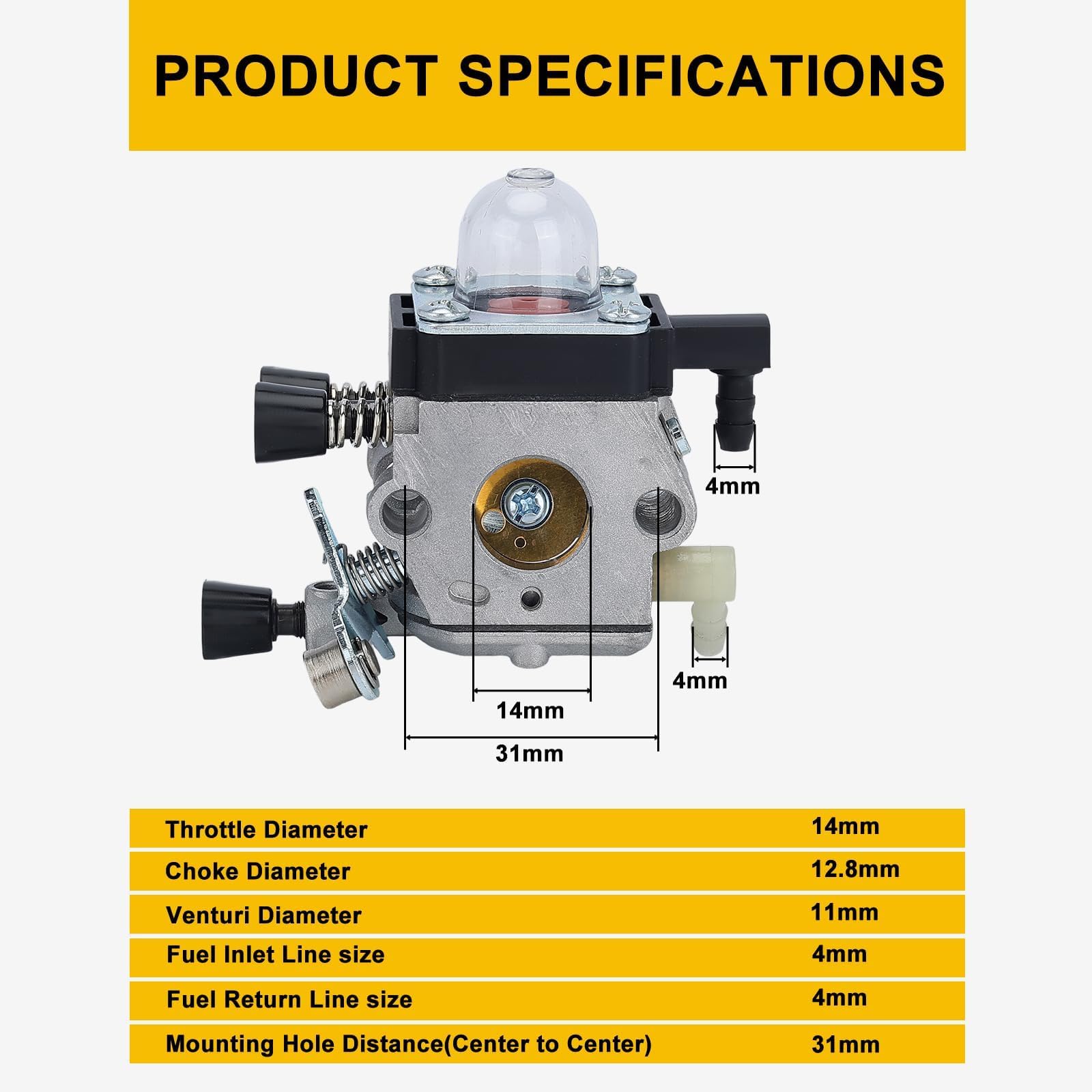 Panari FS55R primer bulb aids quick priming and priming control.