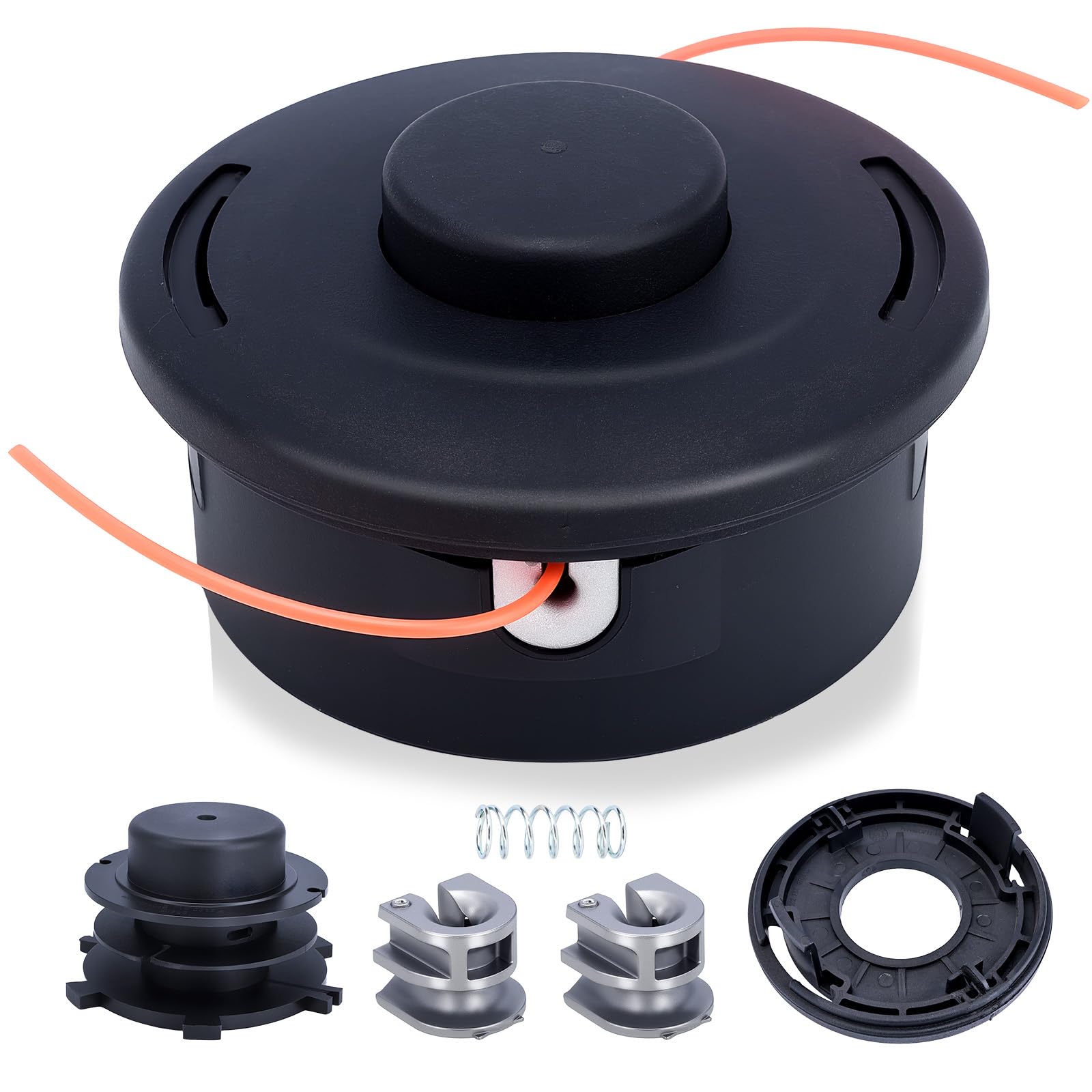 Panari FS91R trimmer head front view showing direct replacement compatibility with Stihl machines
