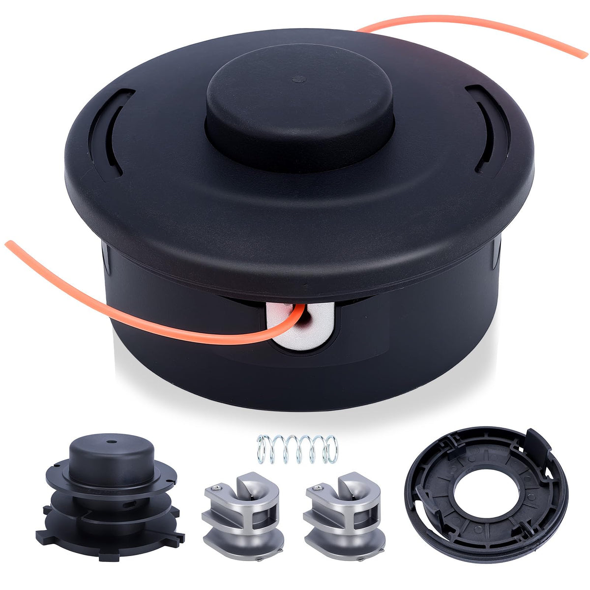 Panari FS91R trimmer head front view showing direct replacement compatibility with Stihl machines