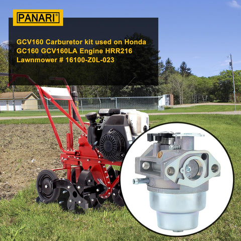 Panari GCV160 carburetor installed on Honda GCV160A for easy installation