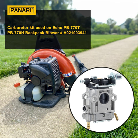 PB-770 spark plug included for easy tune-ups