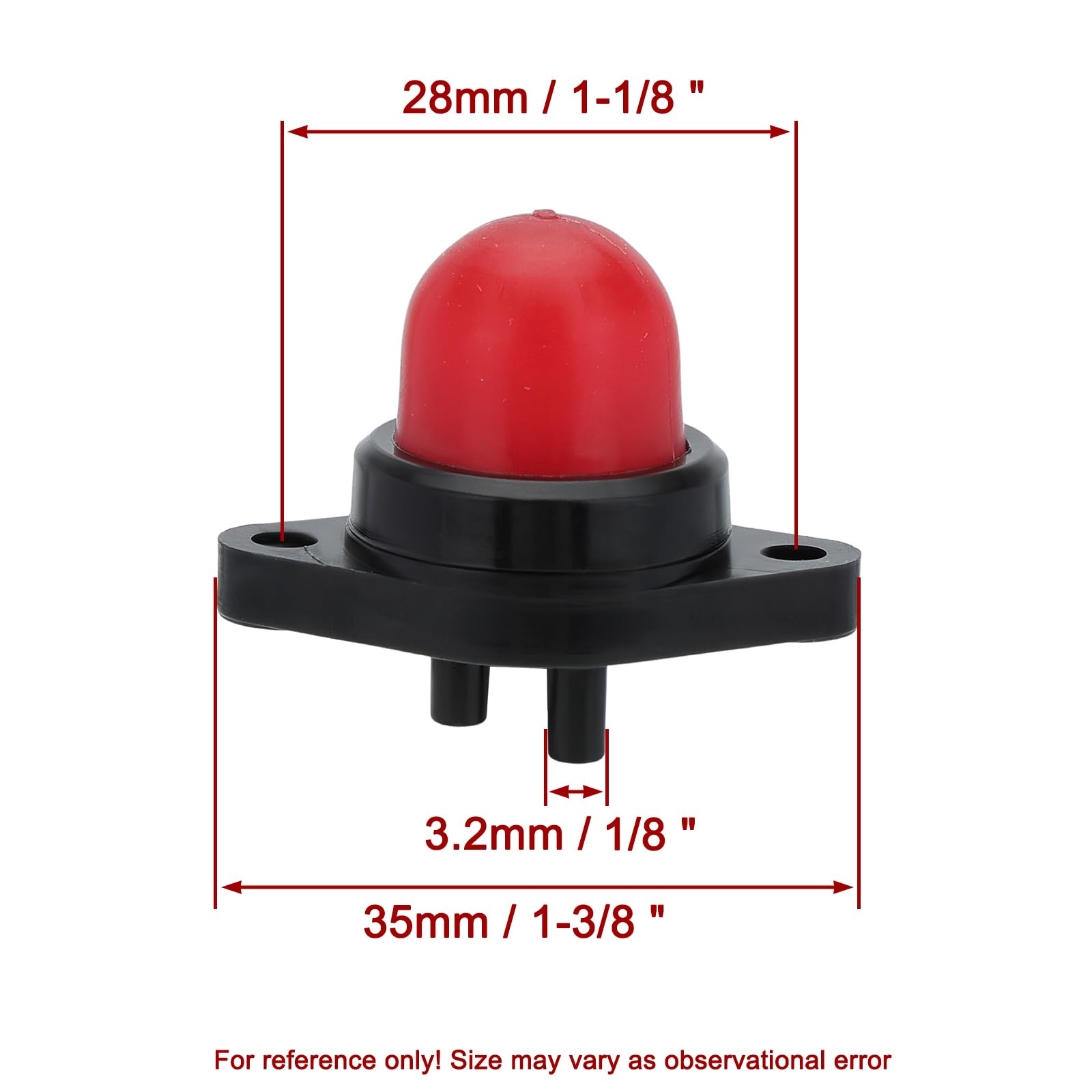 Panari primer bulb screw-type design for Craftsman chainsaws