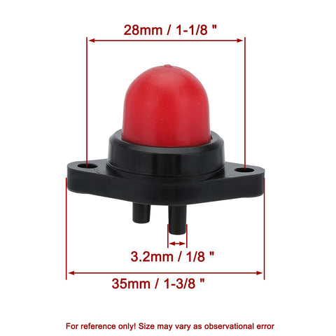 Panari primer bulb screw-type design for Craftsman chainsaws