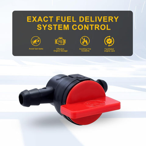 Panari quarter-inch fuel shut off valve on Kohler compatible setup enables reliable fuel control.