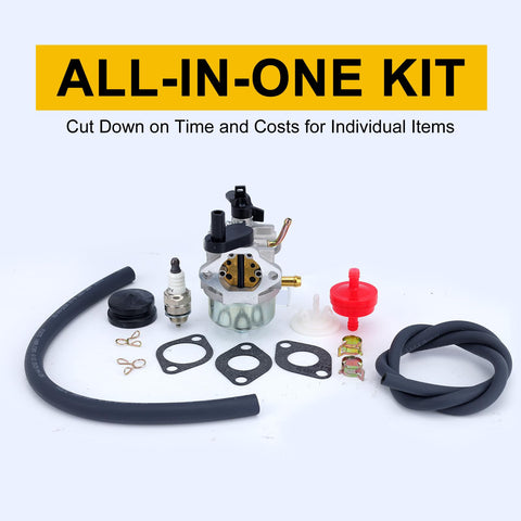 Panari snowblower-ready setup shows carburetor installed for quick use.