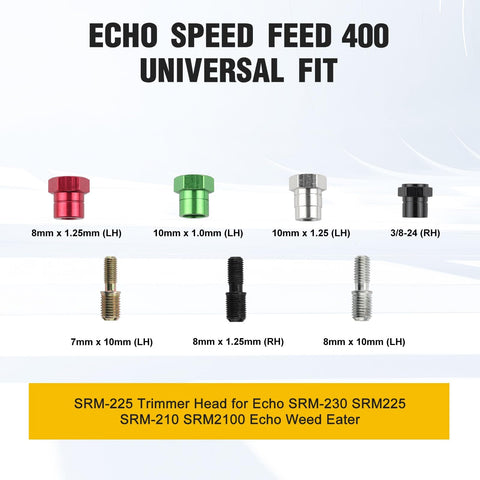 Panari Speed Feed 400 with Shindaiwa compatibility indication.