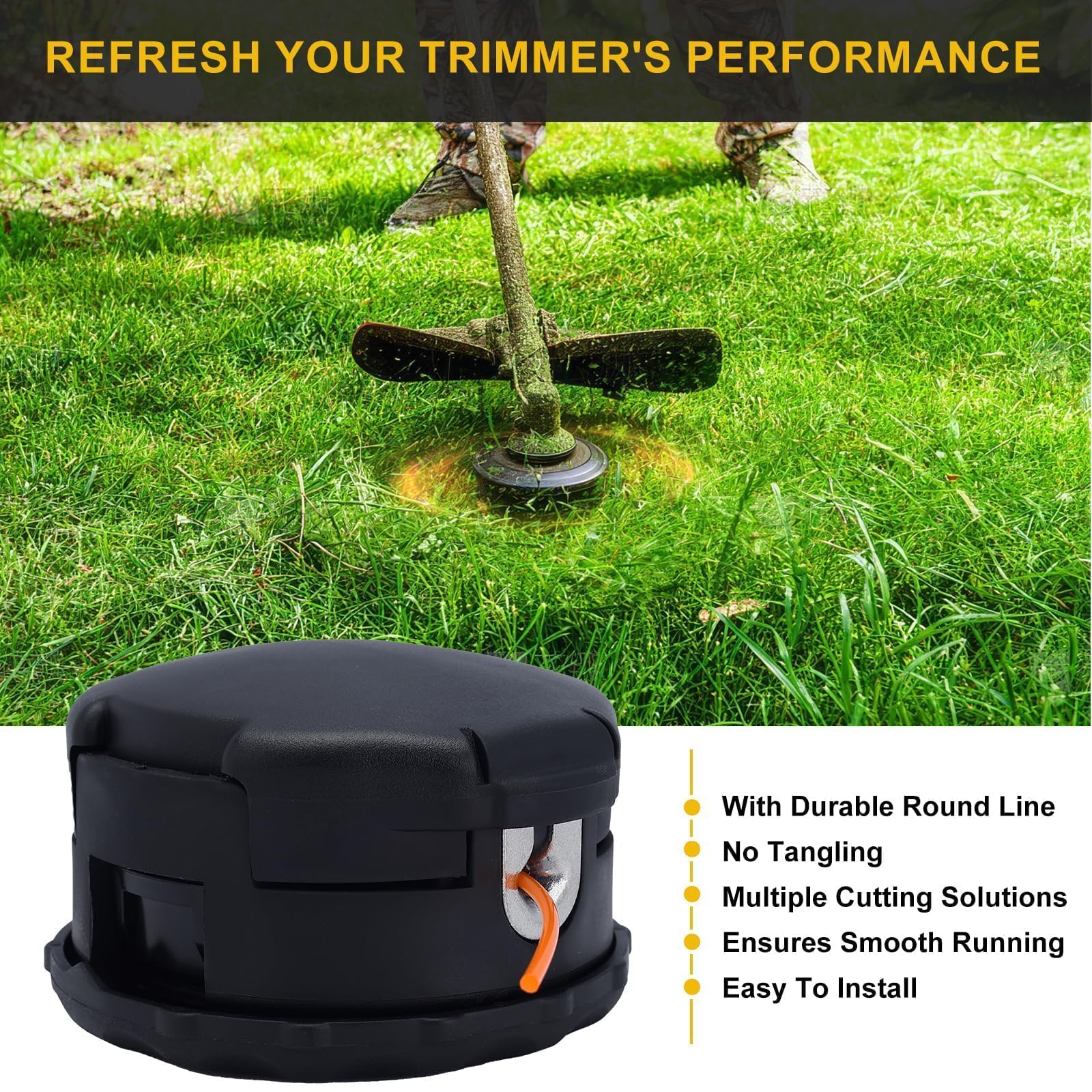 Universal fit simplifies installation on various trimmer models