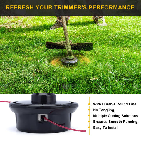 Panari trimmer head for Redmax BC2300 provides quick swap and smooth mowing.