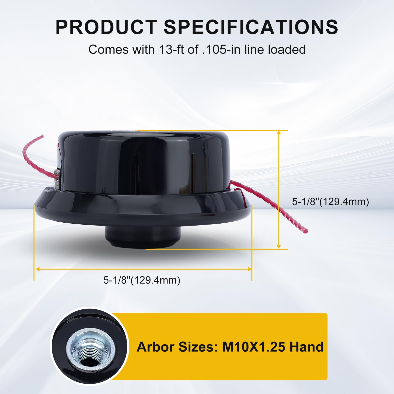 Panari trimmer head for Redmax BC2600 ensures sturdy fit and low maintenance.