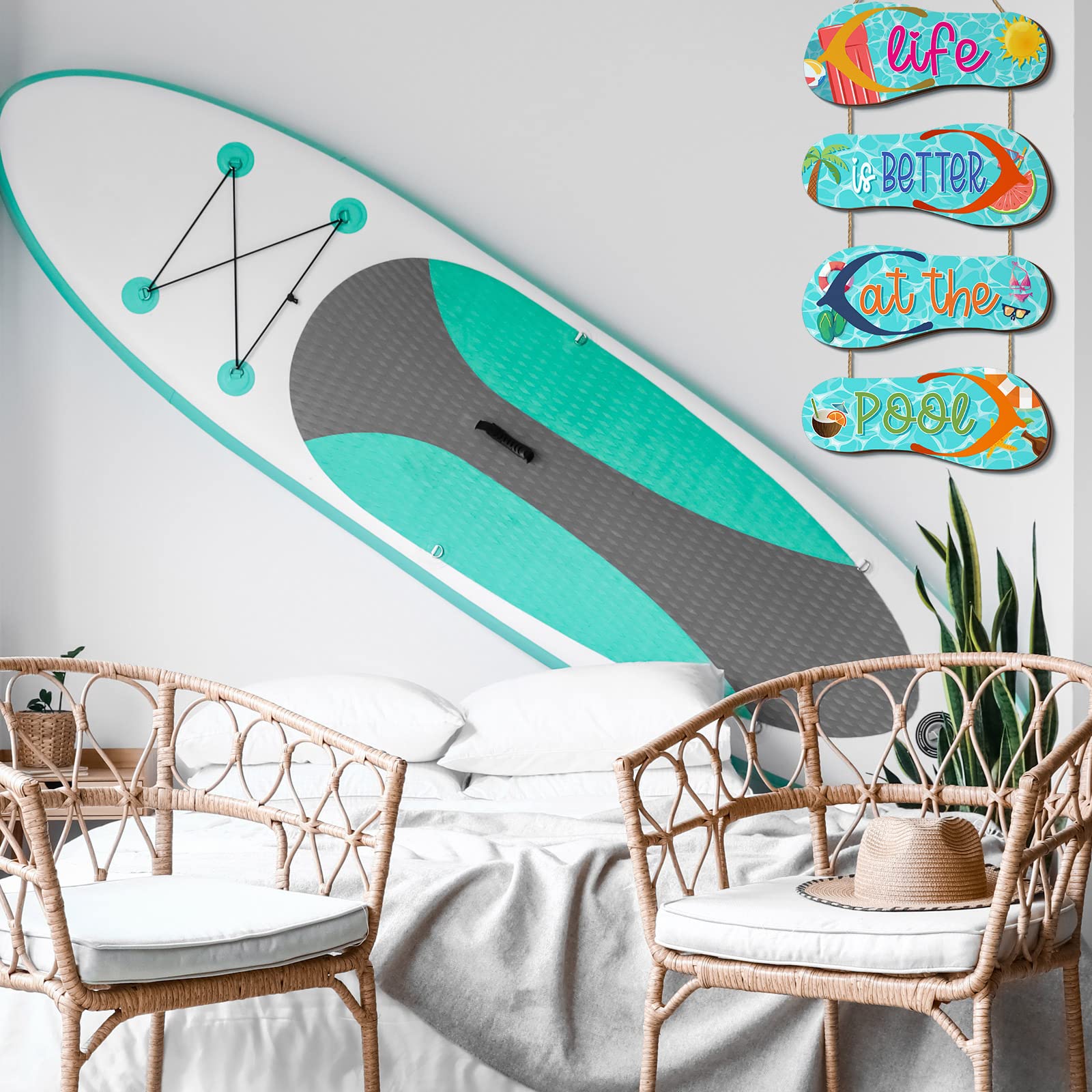 Panelee coastal decor suited for bathrooms, bedrooms, and offices