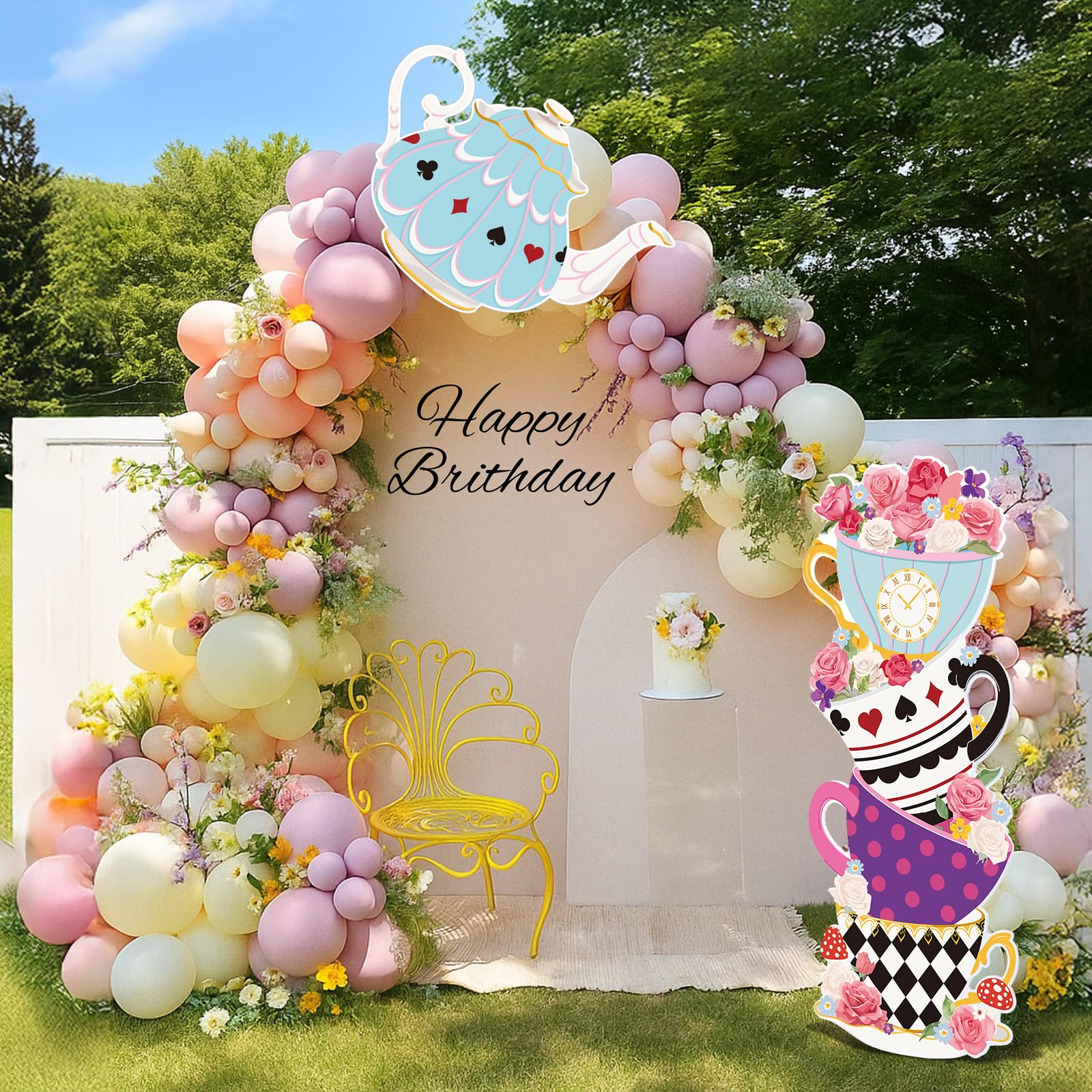 Panelee Wonderland iron brackets secure signs to stands