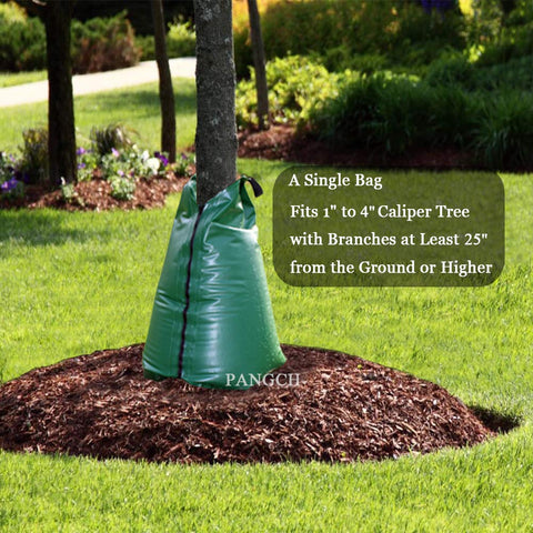 PANGCH tree watering bag durable material withstands outdoor conditions.