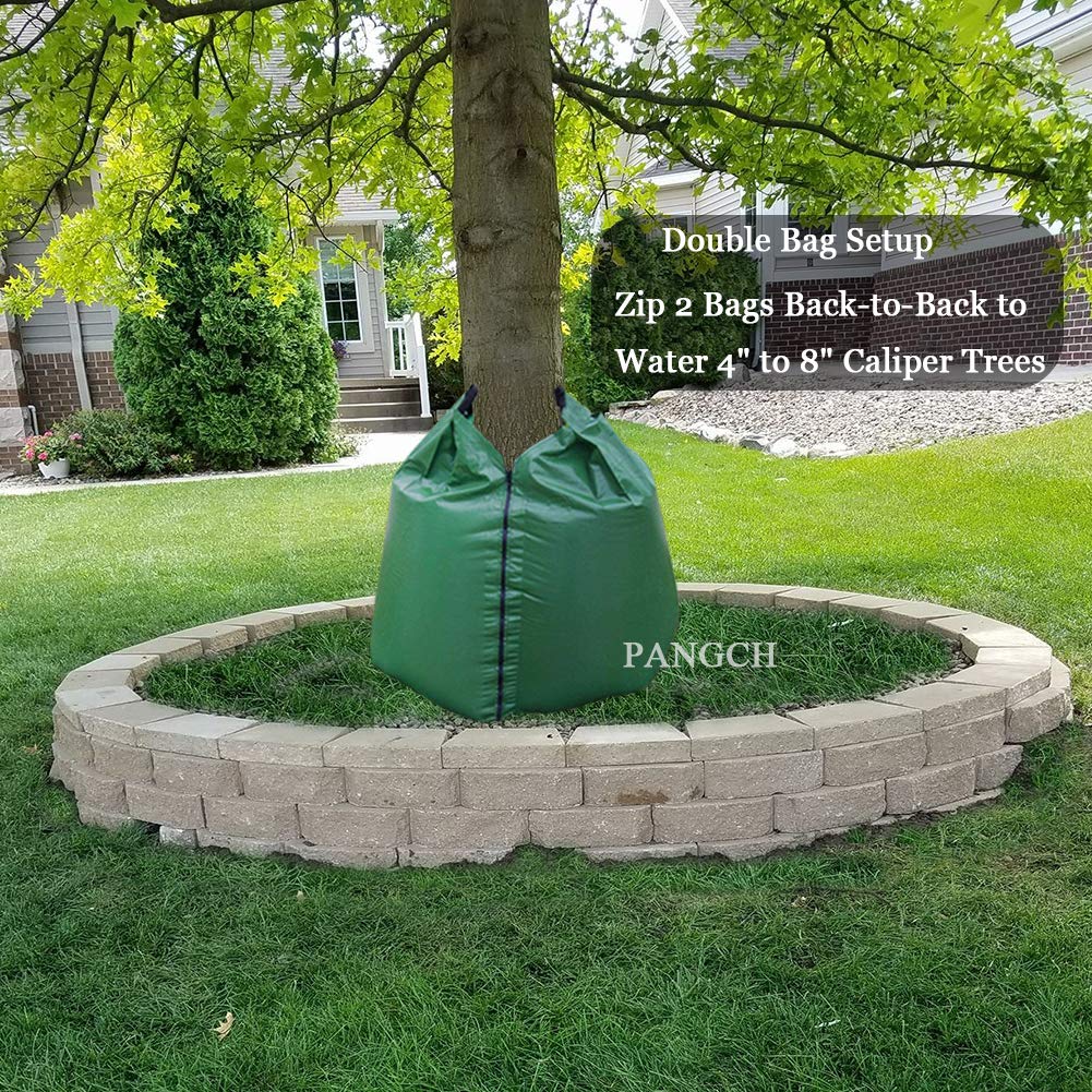 PANGCH tree watering bag hose port supports quick attachment for efficient watering.