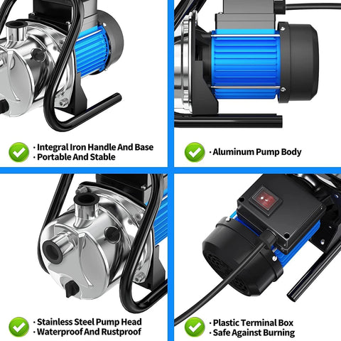 PANRANO impeller assembly enables strong suction for high-flow water transfer