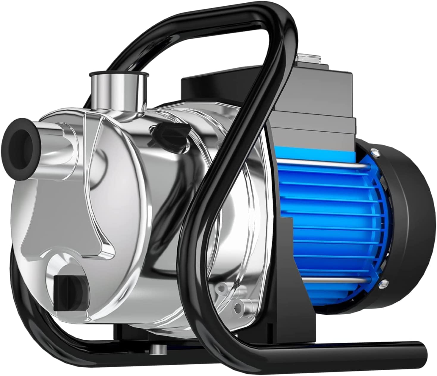 PANRANO water transfer pump front view, ideal for irrigation and water transfer tasks