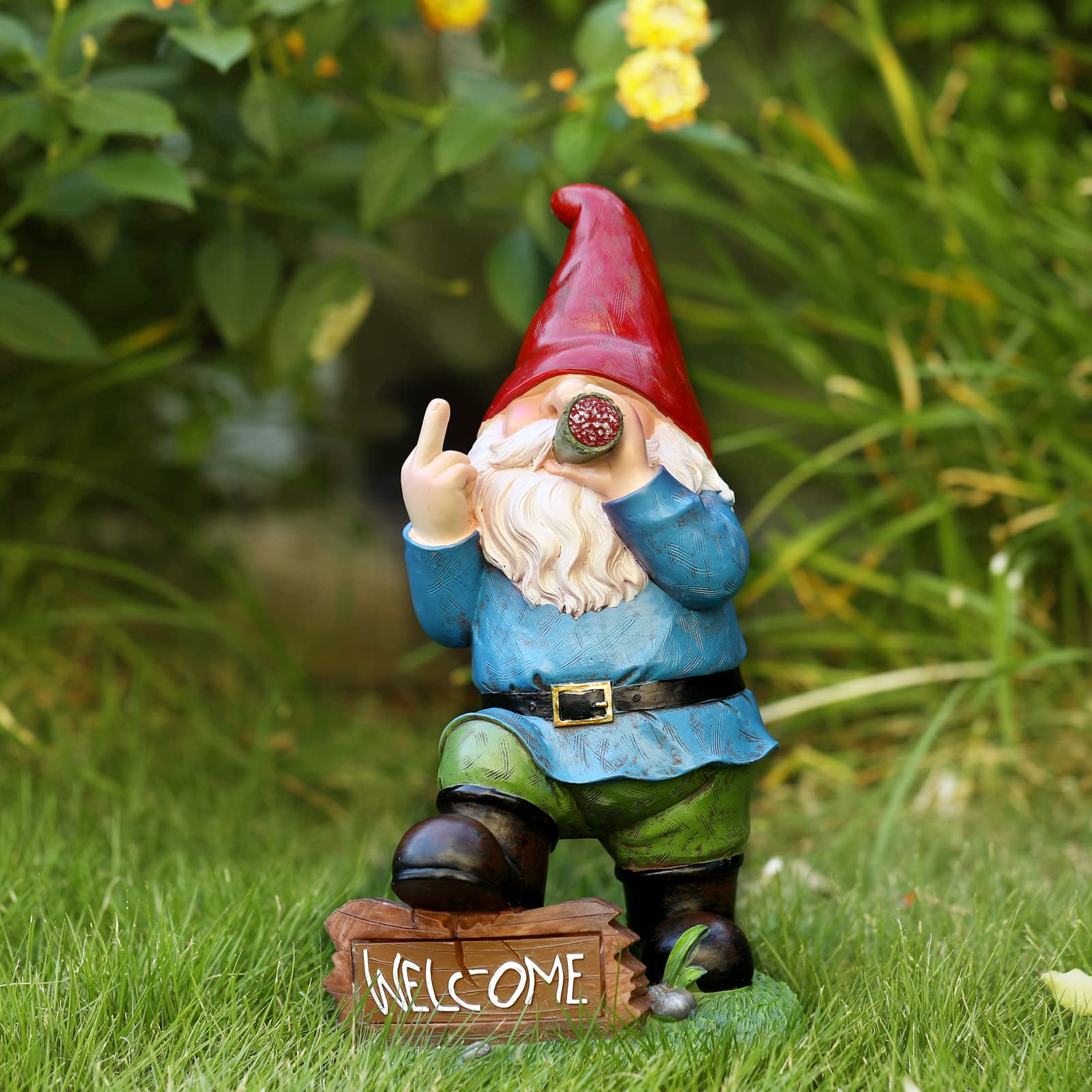 Panven Gnomes lawn display, perfect for patio and front porch.