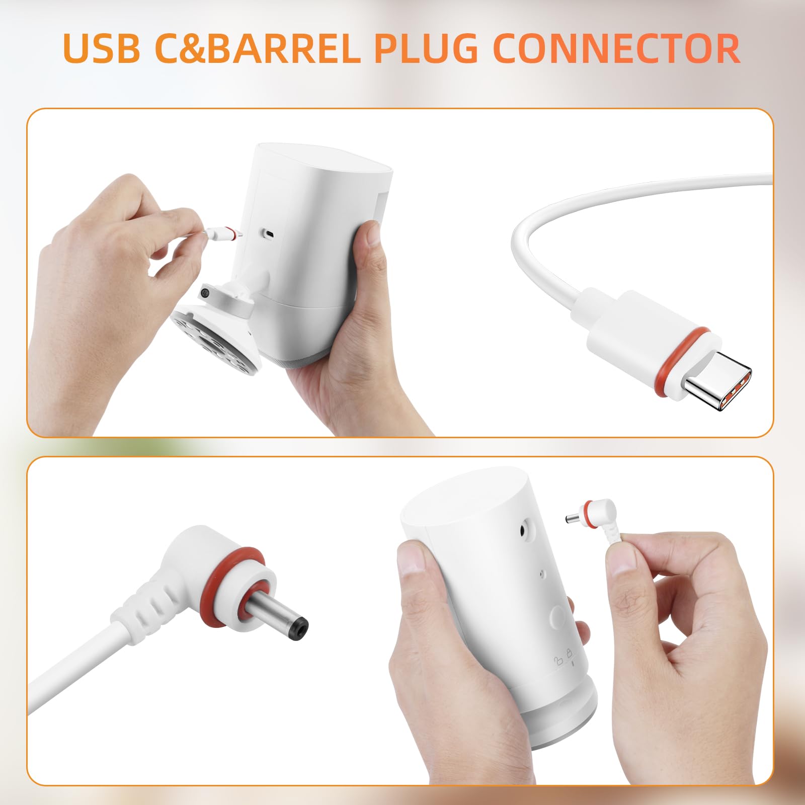 Paodekua Ring Spotlight Cam solar panel outdoors