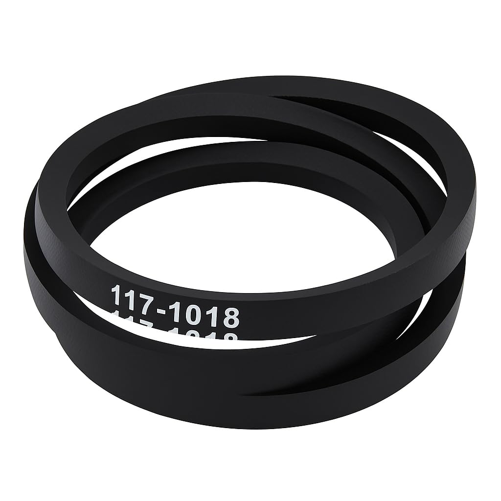 PAOSDKSUI 117-1018 drive belt front view, compatible with Toro 22-inch mowers.