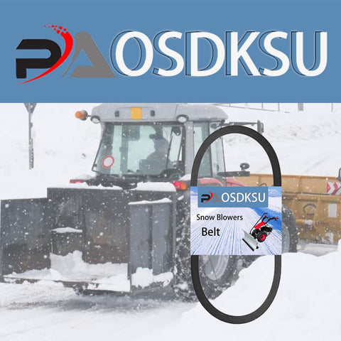 PAOSDKSUI snow blower belt for 2-stage models, versatile compatibility across brands.