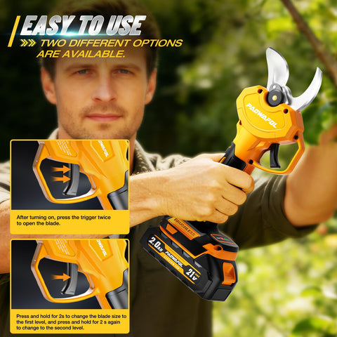 PAOWAFOL built-in safety switches protect users during operation.