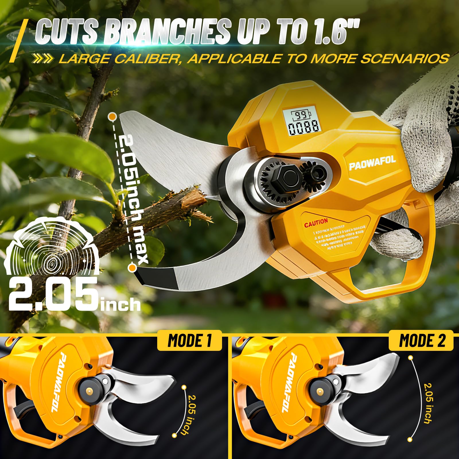 PAOWAFOL SK7 blades ensure clean, durable cuts for plants.