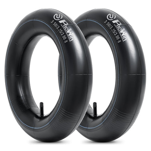 Paowin 3-25-8 inner tube with straight valve for mowers and carts.