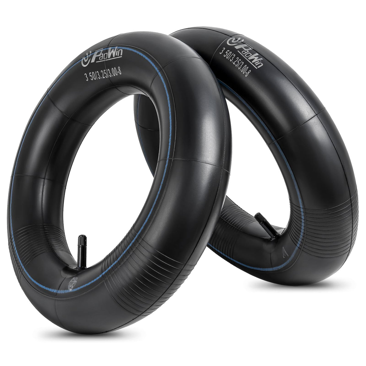 Paowin 3.5-8 inner tube with TR13 valve for wheelbarrows and lawn machines.