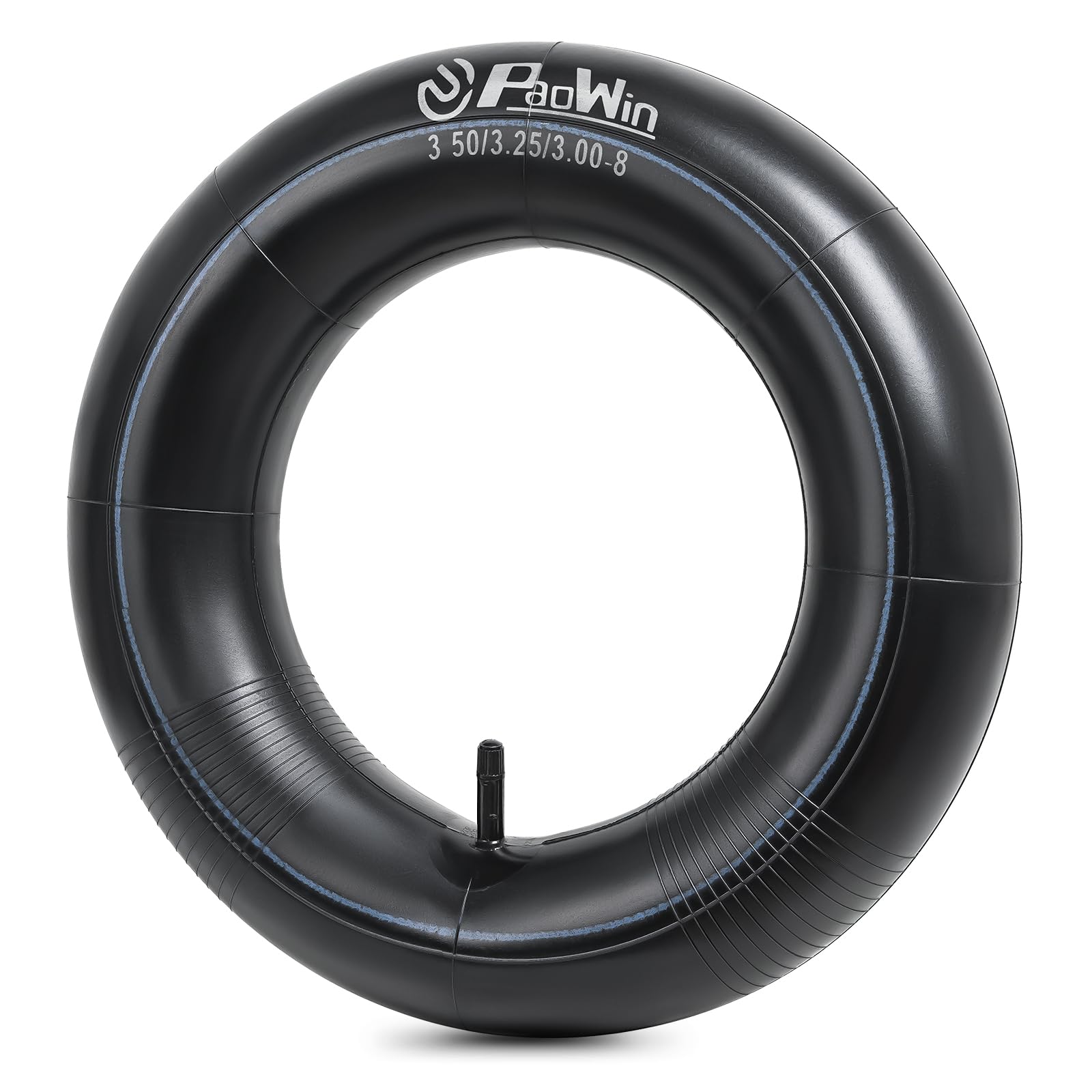 PaoWin inner tube 3.50-8 with TR13 straight valve for wheelbarrows.