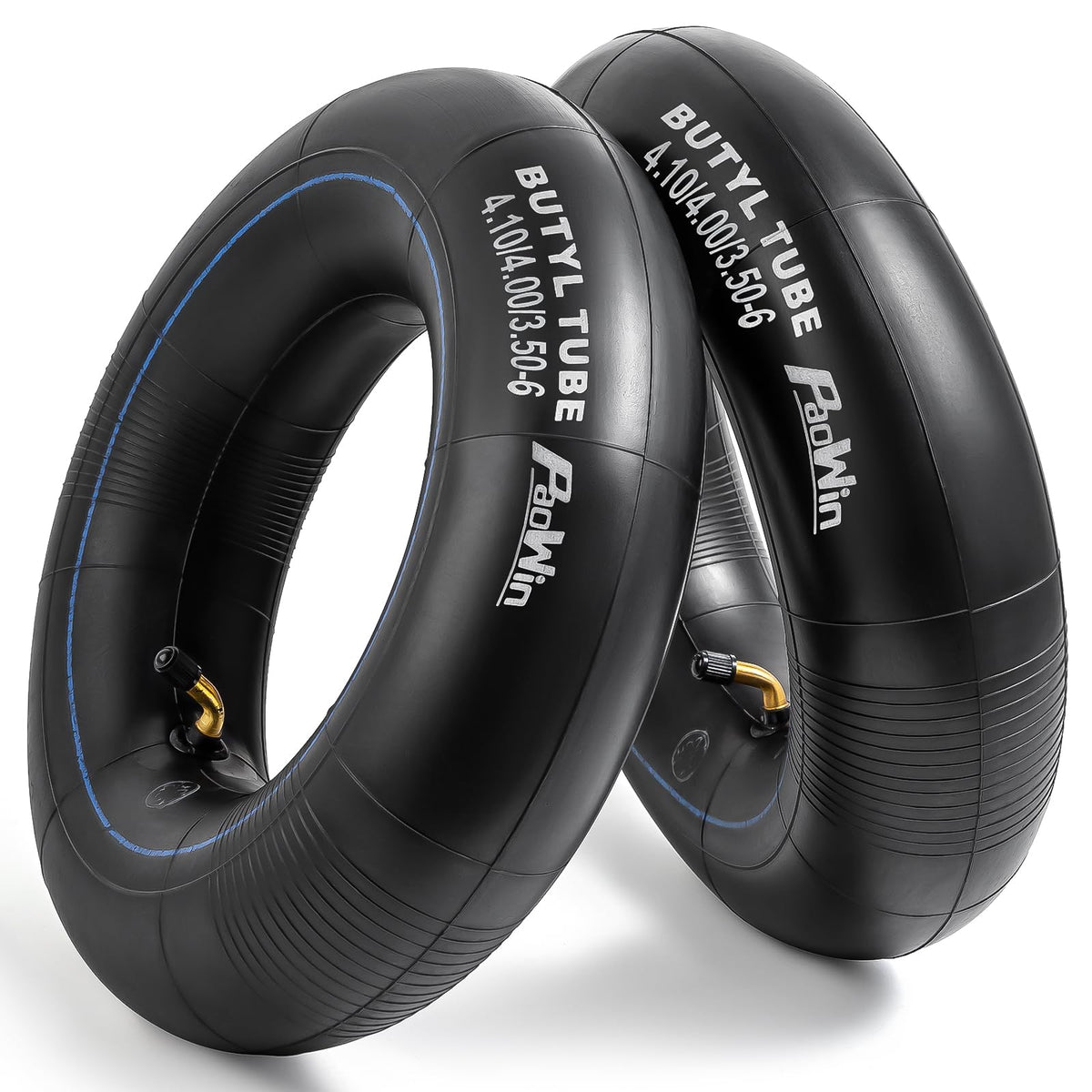 PaoWin inner tube with TR87 bent valve closeup for a strong seal