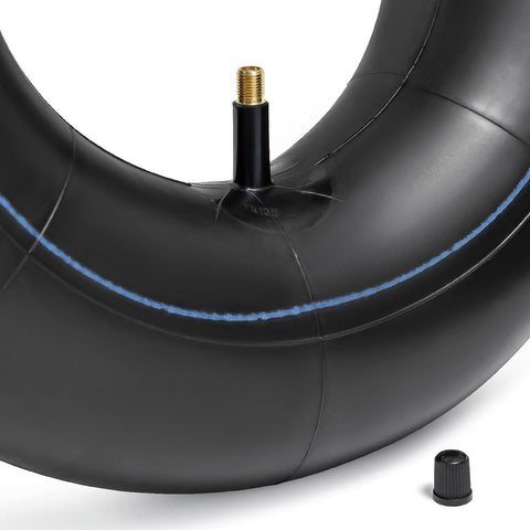 PaoWin replacement inner tube compatible with wheelbarrows and hand trucks.
