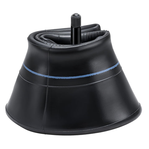 Closeup of Paowin TR13 straight valve and rubber-coated seal.