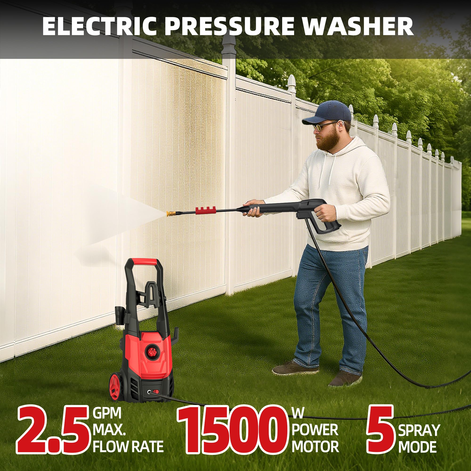 Paporia steel spray gun setup for durable, professional-grade cleaning at home.