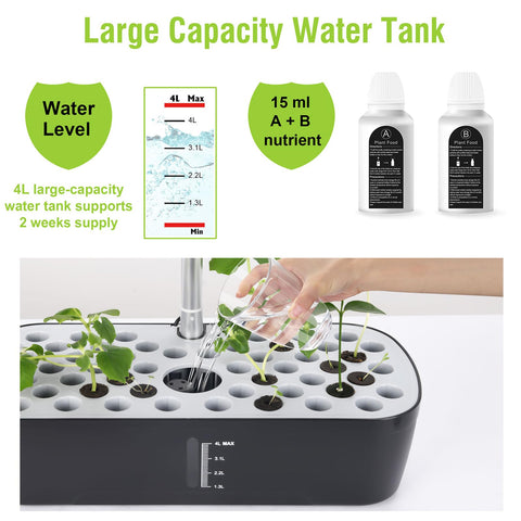 Paraquip adjustable-height grow light maintains optimal exposure as crops grow