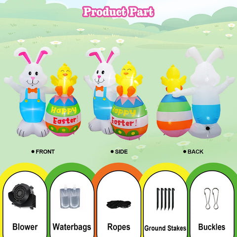 PARAYOYO weather-resistant polyester inflatable for seasonal outdoor use