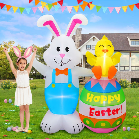 PARAYOYO outdoor yard display inflatable for Easter celebrations