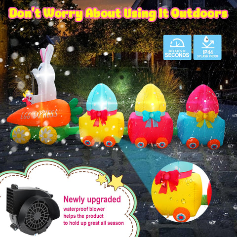 PARAYOYO waterproof inflatable withstands weather.