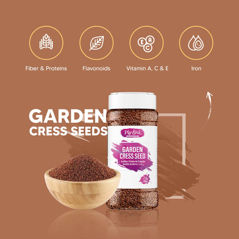 Pardesi Halim Seeds added to a smoothie for nutrient boost