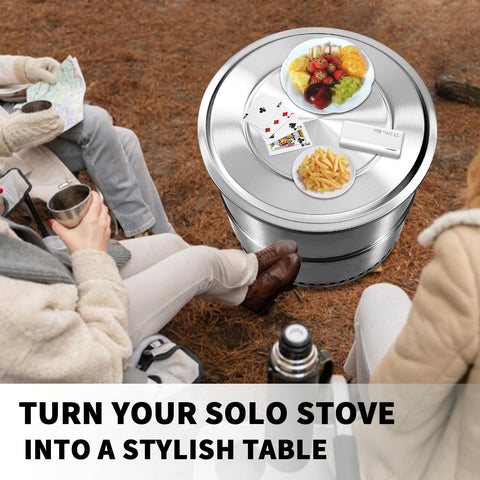 Pariplus lid converts the Yukon into a table when not in use.