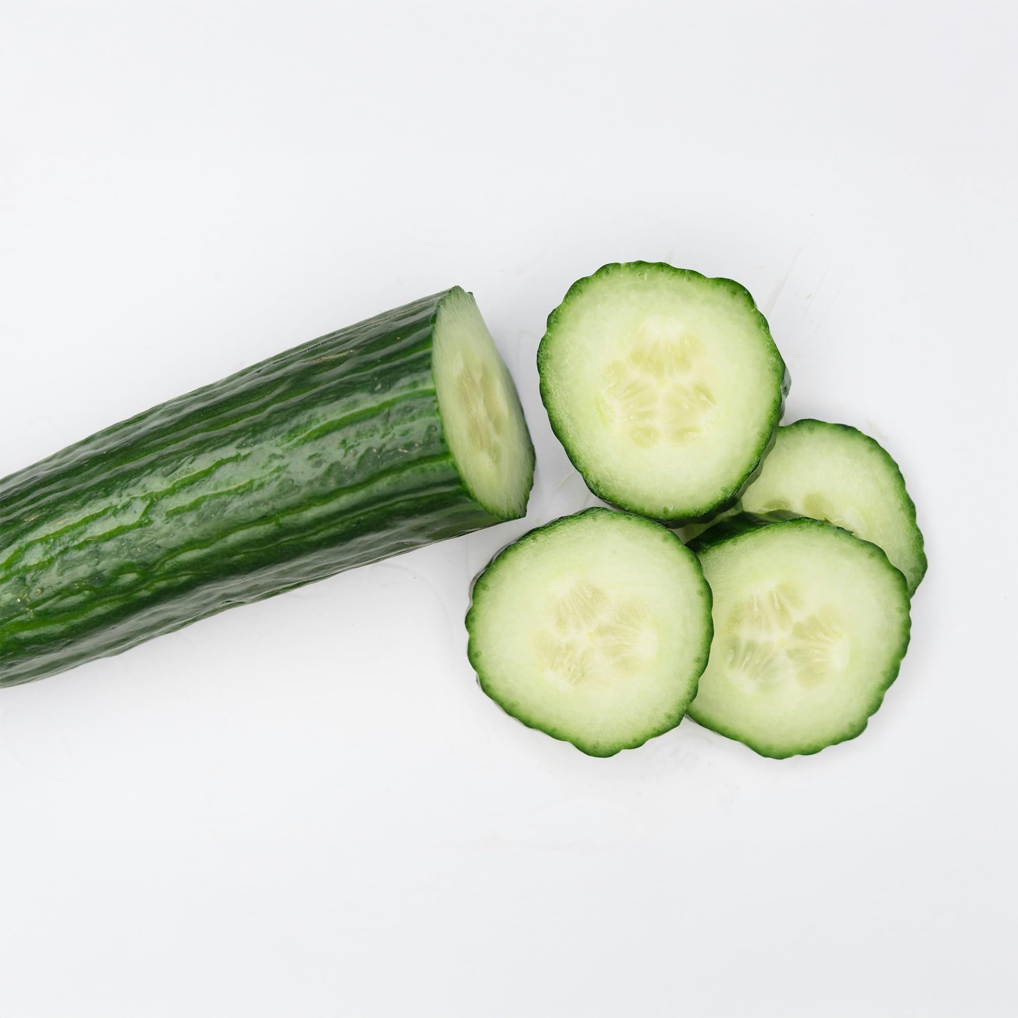 Park Seed Mini-Me cucumber harvested when young for higher yields