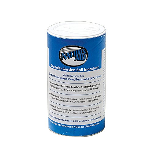 Park Seed Nature’s Aid granular inoculant ready to enrich soil for legumes.