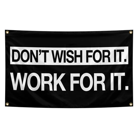 Parrekek Grind Hustle flag, 3x5 feet, ideal for bold wall display and daily motivation.